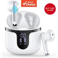 SPRISE S47 Wireless Earphones Bluetooth with LED Display HiFi Noise Cancelling Sport Earbuds Touch C