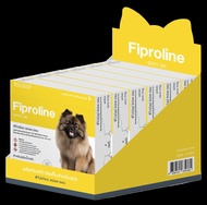Fiproline (6 กล่อง บรรจุ 12 หลอด) ผลิตภัณฑ์ป้องกันและกำจัดเห็บหมัดสำหรับสุนัขและแมว ชนิดหยดหลัง