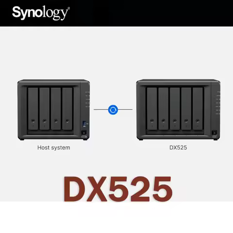 Synology DX525 NAS DiskStation 5-Bays NAS Enterprise Sata HDD Expansion Unit Diskless Suitable For 2