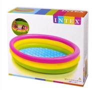 BAC ORIGINAL INTEX 114cm Intex 3-Ring Inflatable Outdoor Swimming Pool HIGH QUALITY SWIMMING POOL