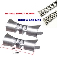 Curved End Link 20mm 22mm for Seiko SKX009 SKX007 for Jubilee for Oyster Band Connector for Rolex Stainless Steel Adapter 2pcs