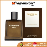 [FragranceCart] Burberry Hero Parfum for Men (100ml) New 100% Authentic Perfume Man Dark Brown
