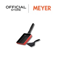 MEYER Bauhaus Induction Egg Roll Pan With Silicone Spatula Size 18 Cm. (11258-CE12)