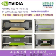 Original Tesla M40 M60 P4 P100 P40 K80 V100 T4 A2 Acceleration GPU Graphics Card