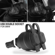 【In stock】Quick Charge Dual USB Charger Plug Socket Adapter  For BMW F900R R1250GS R1200GS F900XR S1000XR K1600GT HW3T