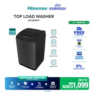 [FREE Installation] Hisense Top Load Washing Machine 立式洗衣机 (13kg) Silver - WTJA1301T