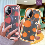 Orange Strawberry Watercolor Casing ph Odd Shape for for OPPO A1 Pro/K A3/S A5/S A7/N/X A8 A9 A11/X/S A12/E/S A15/S A16/S/K A17/K 4G/5G soft case Cute Girl Cute plastic Mobile Phone