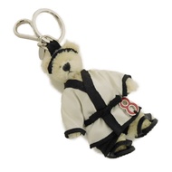 Used Prada Bear Trick Charm, Beijing Olympics Judo Uniform, Size 8, Logo Medallion, Bear Triangle Lo