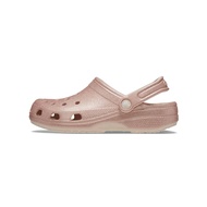 ของแท้พิเศษ Crocs Glitter Shoes Non - Slip Thick Sole Beach Sandals 205942-0WH The Same Style In The