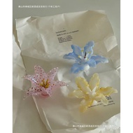 Incense Insert Girl Ornaments Incense Insert Gifts Romantic Style New Style Glass Pink Flower Value 