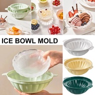 Ice Bowl Mould Plastic DIY Creative Ice Bowl Maker Ice Cube Tray Mold DIY Ice Cream Making Tray