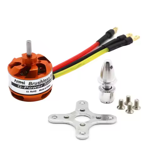 D2822 Brushless Motor 2600KV 1100KV 1450KV 1800KV 2-3S For RC Aircraft Plane Multi-copter Brushless 