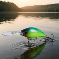 HENGJIA 1 piece 12.5cm 20.5g Hard Plastic Lure Long Tongue Artificial Floating Bait Deep Diver Crank