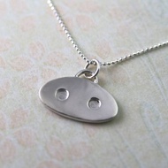 【諸事順心】豬鼻子項鍊/純銀項鍊/小豬項鍊/原創手作/鍊長可選擇