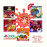 Cameron Strawberi Strawberry White Coffee/ Hot Chocolate Drink/ Mocha Caffe/ Teh Tarik/ Iced Tea BIG RED FARM