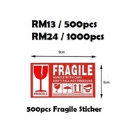 Fragile Sticker (9cm * 5cm) 1000pcs