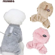FEISHANG Dog Jumpsuit, Warm Coat Puppy Pajamas, Clothing Nightshirt Cute Soft Winter Pet Costume Poo