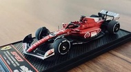 徵：BBR F1-75 MONZA LECLERC Ferrari F1 法拉利模型車 及 SF23 LAS VEGAS charles LECLERC 模型車 spark minichamps lo
