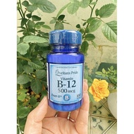 Puritan's Pride B12 Vitamin B-12 Lozenges 500mcg Sublingual 100 Microloses
