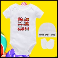 Vehicle Gift For 1 Year Old Baby Boy Baby Romper Set  Customizable name     8CUJ