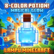 [8 Warna] Lampu Botol LED Pixel Potion Boleh Tukar Warna Gaming Vibe Hiasan Bilik Tidur Meja 变色瓶灯