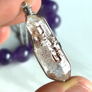 *冥想*療癒* 天然紅泥骸骨水晶 頸鏈 Skeletal Quartz