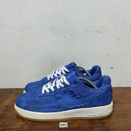 Sepatu second ORI Nike AF1 blue size 44