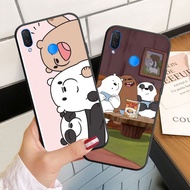 Case For Huawei Nova 2i 2 Lite 3i 3E 4E 5T 6 7 SE 7i Silicoen Phone Case Soft Cover Three naked bears 3