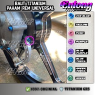 Titanium Bolts for Rear Brake Thigh Vario BEAT Scoopy Genio Matic Universal Original Vietnam GR5