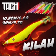 TACHI KILAU Candat Sotong Luminous Squid Jig Umpan Pancing Sotong Mabang Udang Palsu Eging Lure Squi