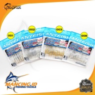 Anyfish Softlure Amiami Worm 2.2" Artificial Fishing Worm Bait