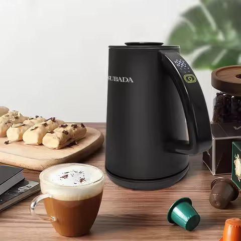 SUBADA 5 in 1 Electric Milk Frother For Hot and Cold Milk Froth - Automatic Milk Frother & Warmer Fo
