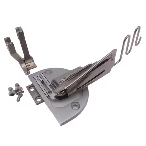 1SET Double Fold Binder Set & Presser Foot FOR JACK H2, H5 Juki DU-141 DU-1181 Typical GC0302 GC0303