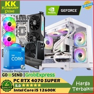 pc rakitan gaming rtx 4070 super 12g | intel core i5 12600k | ram 32gb ddr5 | m2 nvme 1tb pc editing