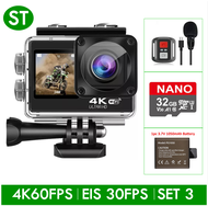 Nanotech 2023 กล้องกันน้ำ ถ่ายใต้น้ำ ระบบสัมผัส พร้อมรีโมท กล้อง Nanotech N673 รุ่น 2 จอมีกล้องหน้า