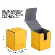 MyBrightStar Card Box Brick Card Storage Box Suitable for Pokemon TCG Game Cards Tabletop Game Stora