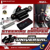 Steering Damper Mini UR Universal Use 90MM - 110MM Small Steering Shock Adjustable Stabilizer WP SHO