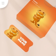 Garfield Waterproof Custom Name Sticker