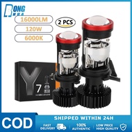 1 Pair Car Headlight Bulb Y7 Y8 Y19 Y2LED H4 Super Bright White Light 5500K Warm Durable For Cars An