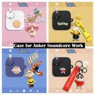 Suitable for Anker Soundcore Work Silicone Earphone Protective Case Anker Soundcore Work Cute Coal B
