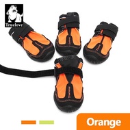 TRUELOVE Rubber Dog Shoes Waterproof Dog Winter Summer Snow Boots for Dogs Durable Reflective Pet Do