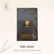 [Kedai Emas Gemilang] 800820 1.00G Kabgold Gold Bar (B7550) (1.5Cm) (1G) [999 Gold]