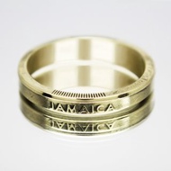 牙買加硬幣戒指 20 美元 2001 年男士硬幣戒指 女士硬幣戒指