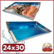 Seafood Tray Stainless Steel Size 24x30
