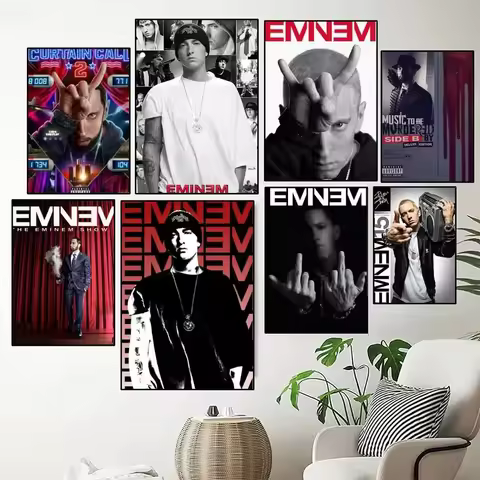 Rapper Eminem The Show POSTER Prints Wall Painting Bedroom Living Room