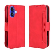 For iPhone 17 Casing Premium Leather Wallet Leather Flip Multi-card slot Cover For iPhone 17 iPhone1