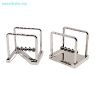 SWEETBABE 1 Set Stress Relief Gifts Newton's Cradle Balance Steel Ball Teaching Supplies Physics Sci