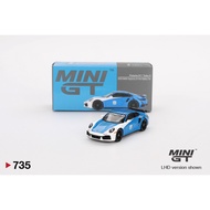 1:64 MINI GT MODEL - Porsche 911 Turbo S Safety Car 2023 IMSA Daytona 24 Hrs