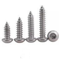 304 Stainless Steel Round Head Hexagonal Self Tapping Screw Pan Head Screw M2 M2.3 M2.5 M3 M3.5