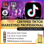 [Video Course] Certified TikTok Marketing Professional (23 Lectures, 1.4 hours+ Video Tutorial)